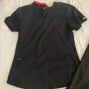 Black Scrub set